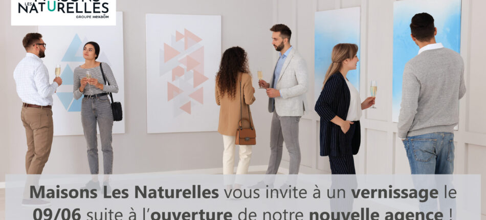Nous vous invitons à un vernissage dans notre maison témoin d’Amiens le 09/06 ! 