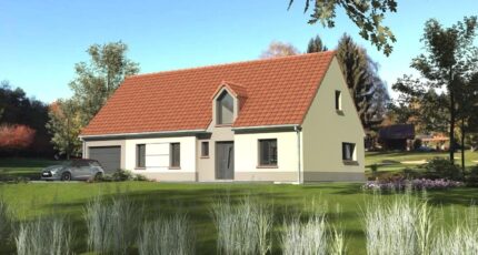 Belle maison au toit rouge, 147m², garage accolé, lucarne  - Maisons Les Naturelles