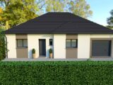 Plain-pied contemporain 105m², 4 pans, garage  Maisons Les Naturelles