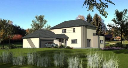 R+1 design avec grands volumes, 145m², double garage  - Maisons Les Naturelles