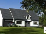Maison familiale au style contemporain, 130m², garage  Maisons Les Naturelles