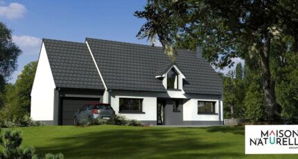 Maison familiale au style contemporain, 130m², garage  - Maisons Les Naturelles