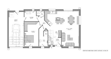 Belle maison au toit rouge, 147m², garage accolé, lucarne  - Maisons Les Naturelles