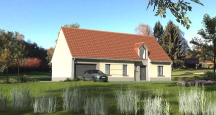 Belle maison au toit rouge, 147m², garage accolé, lucarne  - Maisons Les Naturelles