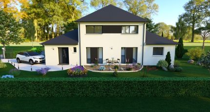 R+1 design, grands volumes  - Maisons Les Naturelles