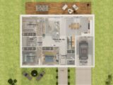 Plain-pied GI 3 ch Design  Maisons Les Naturelles