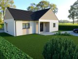 Plain-pied en T, 4 chambres  Maisons Les Naturelles