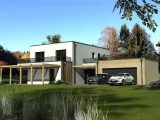 Maison toit plat, garage, 6 chambres  Maisons Les Naturelles