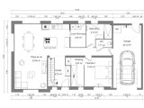 Moderne et fonctionnelle, 130m² avec garage  Maisons Les Naturelles