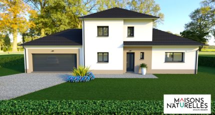 R+1 design avec double garage, 115m²  - Maisons Les Naturelles
