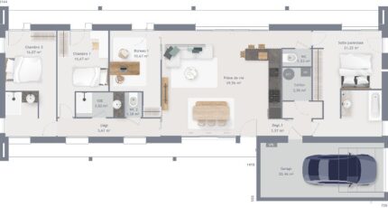 Eco Concept 115 PP  - Maisons Les Naturelles