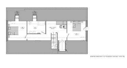 Belle maison au toit rouge, 147m², garage accolé, lucarne  - Maisons Les Naturelles