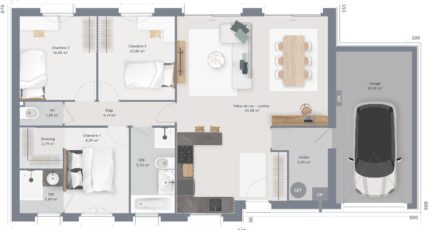 Family 90 GA  - Maisons Les Naturelles