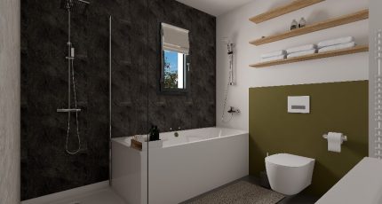 Etage GI 4 ch Design  - Maisons Les Naturelles