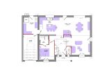 R+1 4 pans, 147 m², 5 chambres, garage  Maisons Les Naturelles