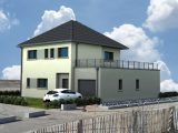 Maison R+1 avec toit terrasse accessible  Maisons Les Naturelles