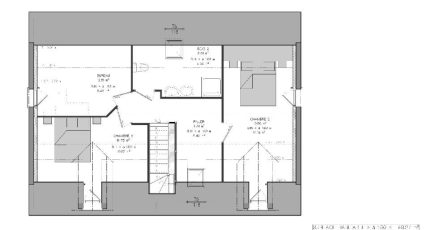 Maison de charme morderne, 132 m2, touches de briques  - Maisons Les Naturelles