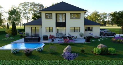 R+1 design, grands volumes  - Maisons Les Naturelles