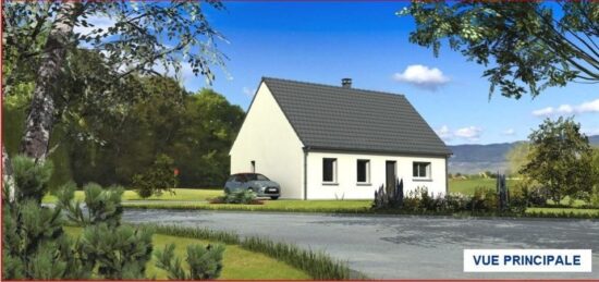 Plan de maison Surface terrain 71 m2 - 2 pièces - 1  chambre -  sans garage 