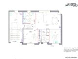 Maison familiale au style contemporain, 130m², garage  Maisons Les Naturelles
