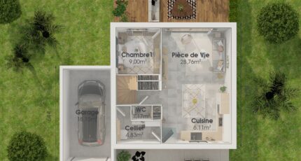 Etage GA 4 ch Trendy 32060-4586modele720210617glWaX.jpeg - Maisons Les Naturelles