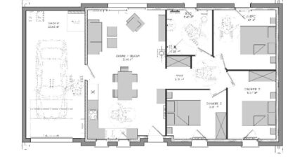 Plain-pied traditionnel avec briques, 3 chambres, garage 32144-5042modele920230802m0NXP.jpeg - Maisons Les Naturelles