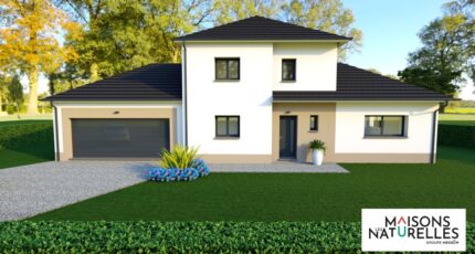 R+1 design avec double garage, 115m² 32141-5042modele720210623eSepT.jpeg - Maisons Les Naturelles