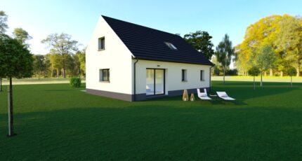 Maison moderne avec pan cassé, vide sur hall, 110m² 32753-5042modele820211026yhXLi.jpeg - Maisons Les Naturelles