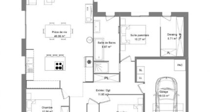 Plain-pied contemporain 105m², 4 pans, garage 32751-5042modele620220112xcNFE.jpeg - Maisons Les Naturelles