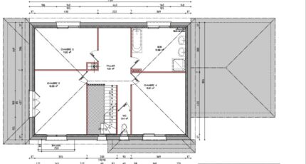 Maison R+1, garage, 4 chambres 34725-6121modele920221122060o6.jpeg - Maisons Les Naturelles
