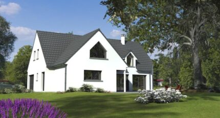 Maison en L à étage, 3 chambres avec garage & bureau 34699-6121modele7202211170VPMb.jpeg - Maisons Les Naturelles