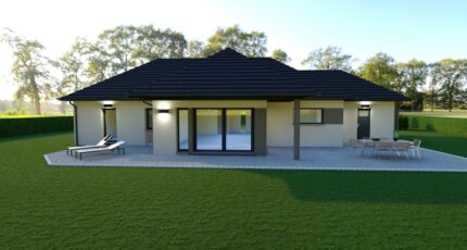 Plain-pied atypique, grands volumes avec garage 34913-5042modele720221216Kqnud.jpeg - Maisons Les Naturelles