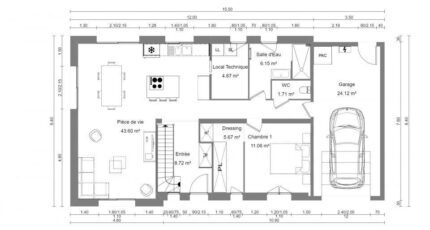Moderne et fonctionnelle, 130m² avec garage 34906-5042modele920221215QEkbJ.jpeg - Maisons Les Naturelles