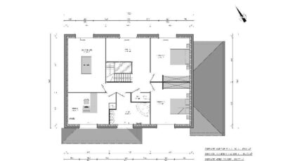 Maison R+1, garage, 3 chambres 34791-6121modele1020221201vJ8kU.jpeg - Maisons Les Naturelles