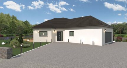 Plain-pied en Y, 130m², 3 chambres, double garage 37551-5042modele620230804T4X7o.jpeg - Maisons Les Naturelles