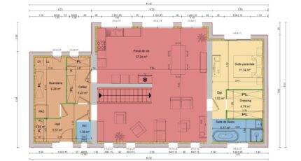 R+1 design, grands volumes 37549-5042modele920230804IslEi.jpeg - Maisons Les Naturelles