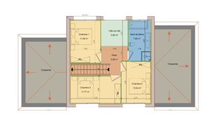 R+1 design, grands volumes 37549-5042modele1020230804ERozg.jpeg - Maisons Les Naturelles