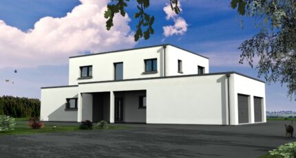 R+1 design, 195m², toit terrasse, double garage 37548-5042modele820230804JTi5T.jpeg - Maisons Les Naturelles
