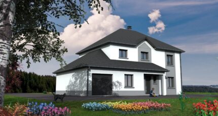 R+1 4 pans, 147 m², 5 chambres, garage 37547-5042modele720230804DVFp9.jpeg - Maisons Les Naturelles