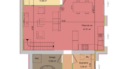 Modèle atypique, 126m², 4 chambres, garage 37546-5042modele920230804GSSqs.jpeg - Maisons Les Naturelles