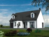 Maison design avec bow-window, 125m² avec garage 37544-5042modele620230804JLLAk.jpeg Maisons Les Naturelles