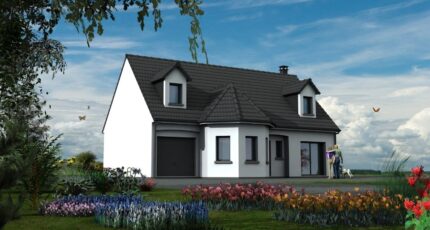 Maison design avec bow-window, 125m² avec garage 37544-5042modele7202308044iiL5.jpeg - Maisons Les Naturelles
