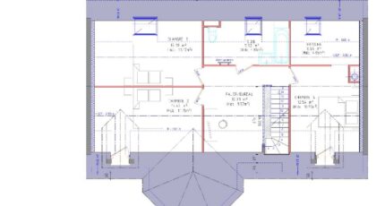 Maison design avec bow-window, 125m² avec garage 37544-5042modele1020230804giBkN.jpeg - Maisons Les Naturelles