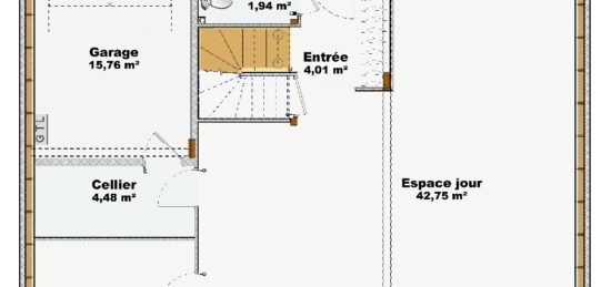 Maison neuve à , Somme