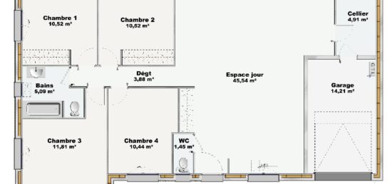 Maison neuve à , Somme